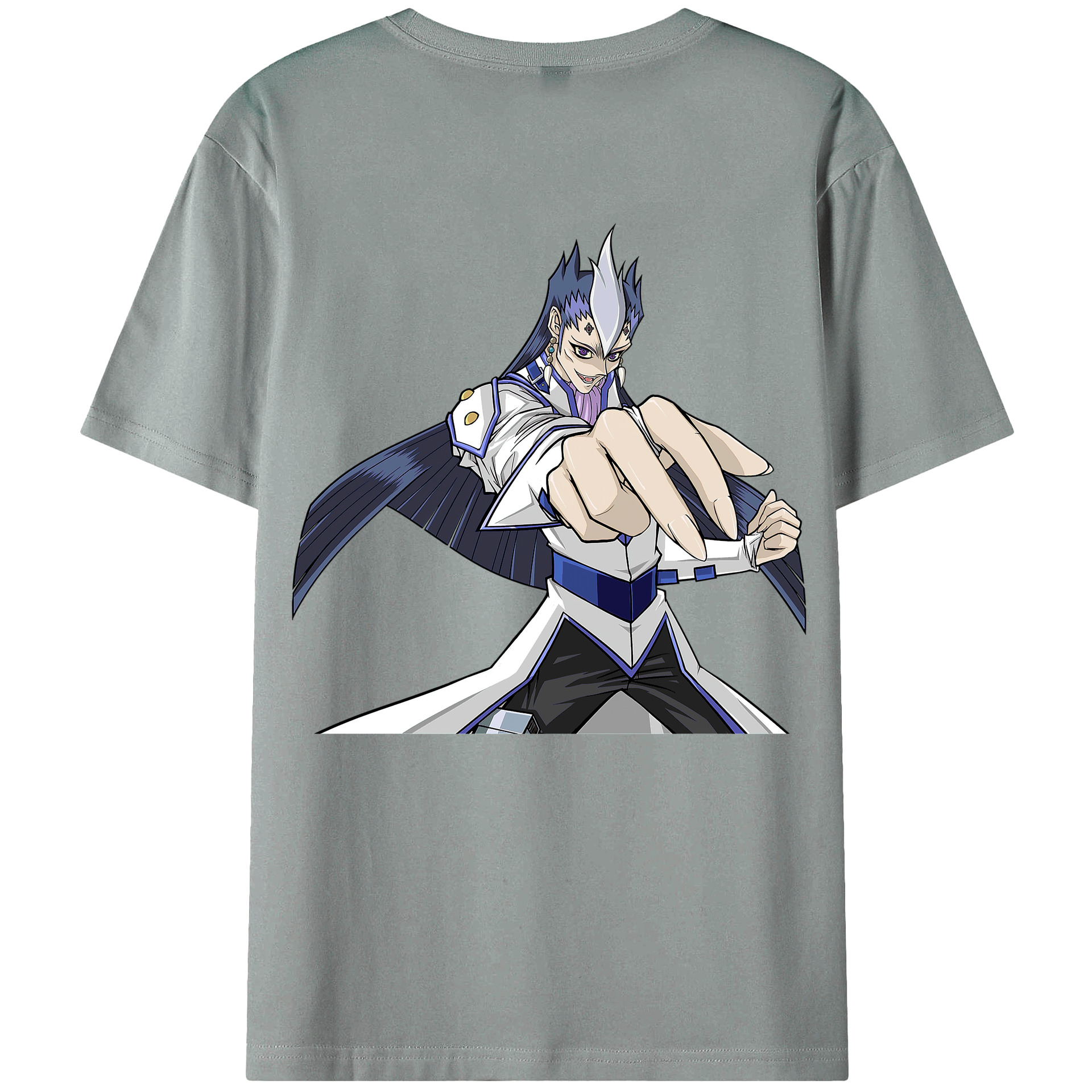 （画像用） 遊☆戯☆王 Yu-Gi-Oh! 綿100％ メンズ半袖Tシャツ（バックプリント） 通気性